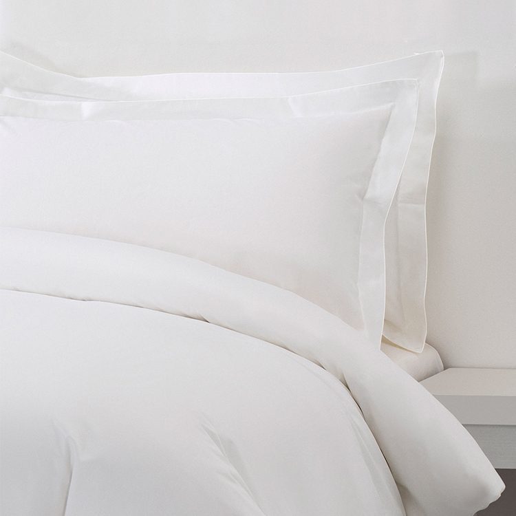 Galaxy Hotel Sheets Luxury 5 Star Hotel Linen Brand Logo Custom Size Duvet Cover Bed Sheet White 100% Cotton Hotel Bedding Set - Image 3