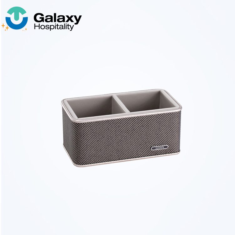 Galaxy custom hotel room accessories hotel leather goods products 5-star hotel supplies pu leather facilities set - Image 20