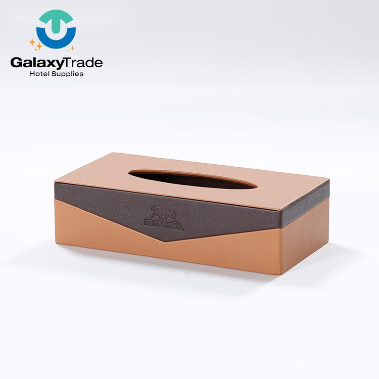Galaxy hotel guest room leather products check in folder - Image 21