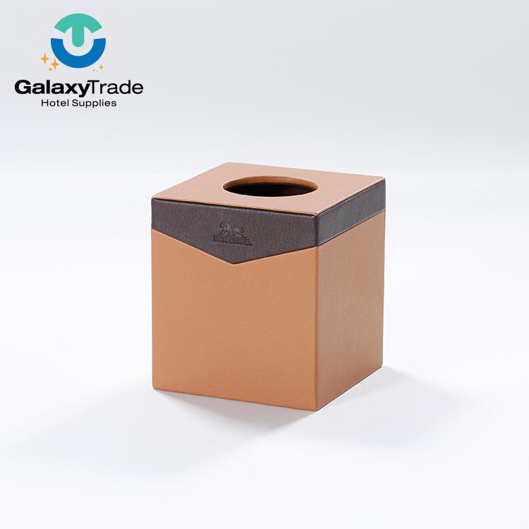 Galaxy hotel guest room leather products check in folder - Image 20