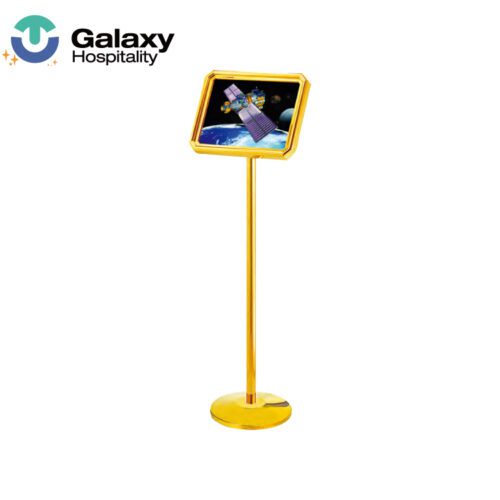 Galaxy Hotel Welcome Sign Holder Stand Guiding Sign Digital Signage
