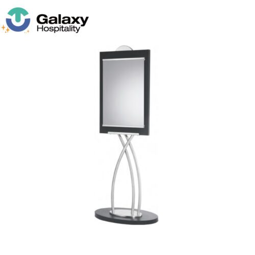 Galaxy High Polished aluminum floor stand aluminum sign post hotel lobby display board