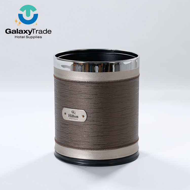 Galaxy Hotel Beige Leather Sets Guestroom Leather PU Items For Hotel Amenities - Image 11