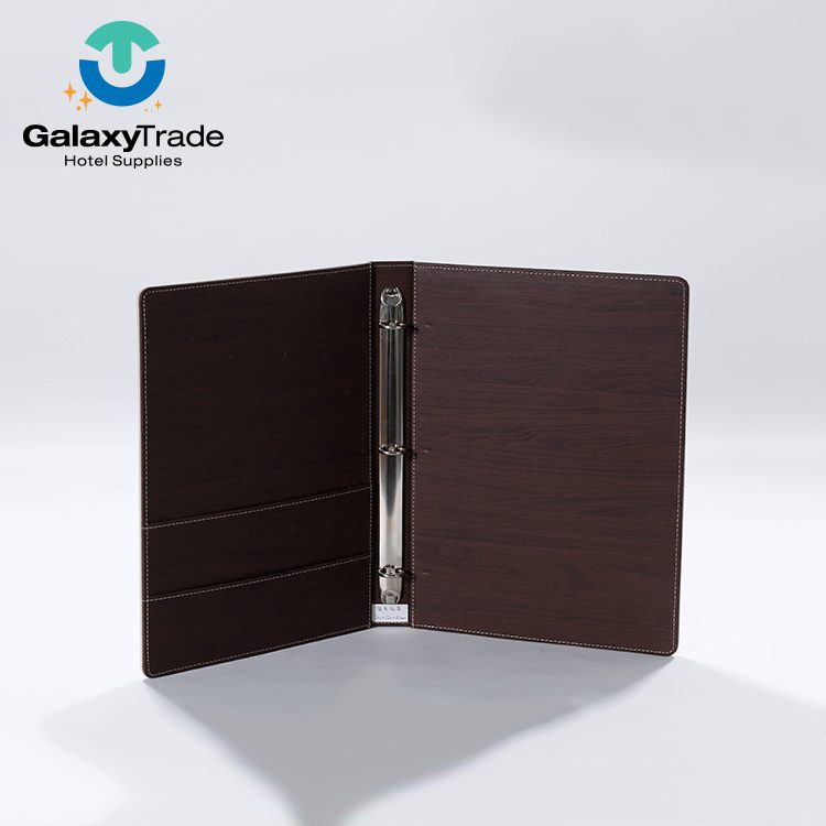 Galaxy High Quality Custom Menu Hotel Room Leather Accessories full set hotel leather product - Image 9