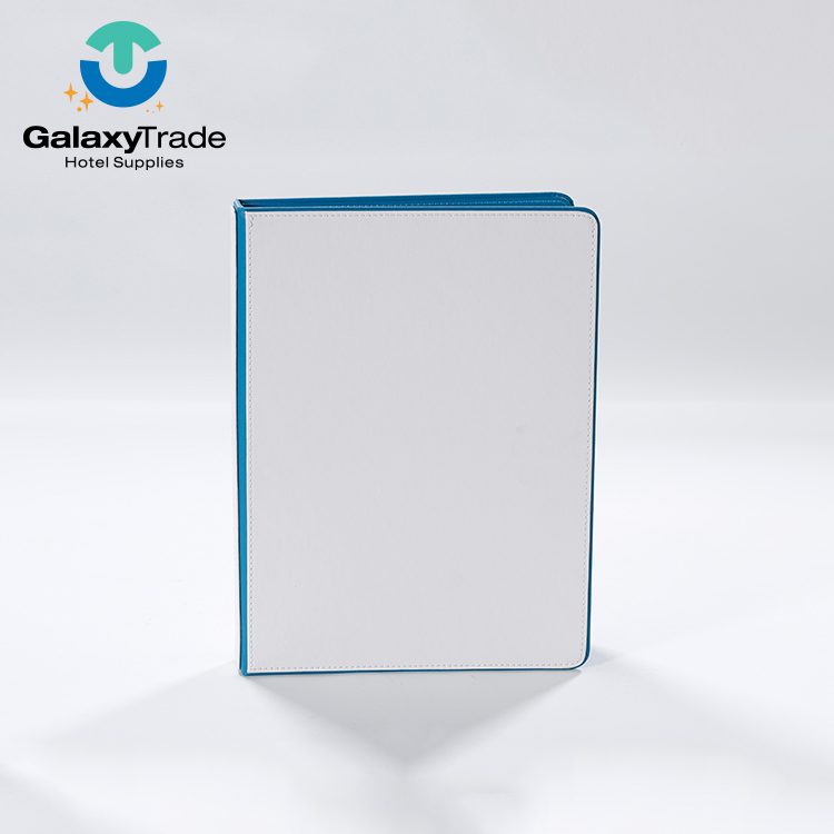 Galaxy popular restaurant hotel supplies high quality leather accessories set hotel leather supplies box wood tissue box - Image 14