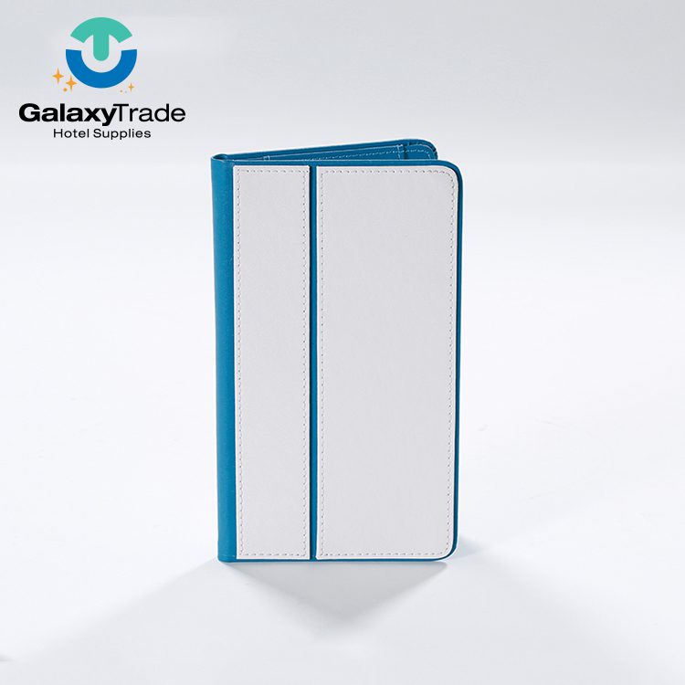 Galaxy popular restaurant hotel supplies high quality leather accessories set hotel leather supplies box wood tissue box - Image 6