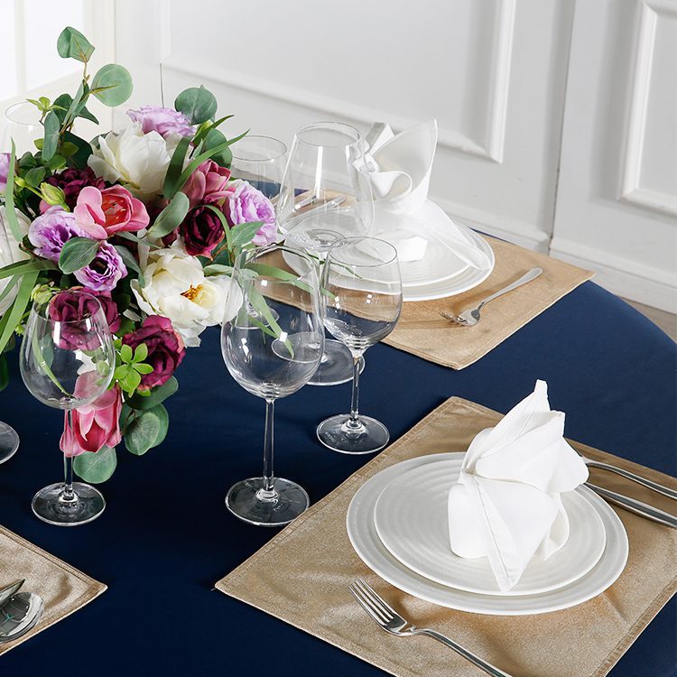 Round Blue Tablecloth – Solvent-Free, Eco-Friendly Material for Hotels & Events - Image 6
