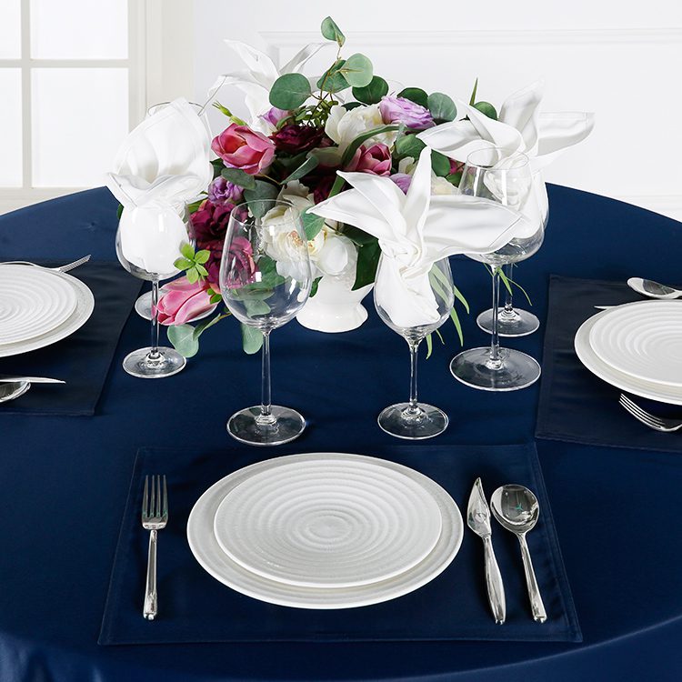 Round Blue Tablecloth – Solvent-Free, Eco-Friendly Material for Hotels & Events - Image 7