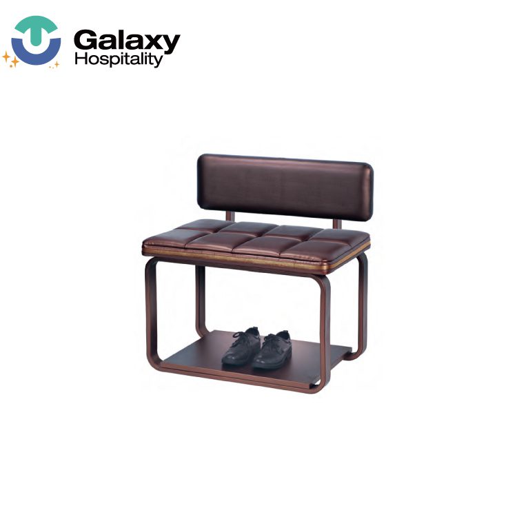 GALAXY Foldable Luggage Rack Wooden Luggage Rack for Living Room Hotel 2 Layer Shoe Rack Storage Suitcase - Image 4