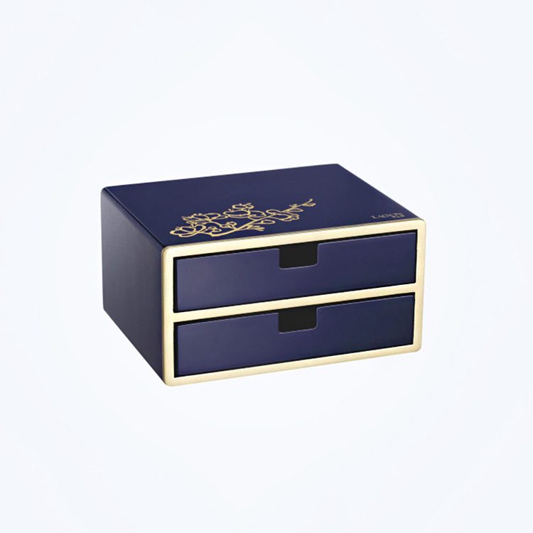 GALAXY Luxury custom wood leather supplies tissue box pen holder gift desk Hotel set desk tray office desk set accessories - Image 3