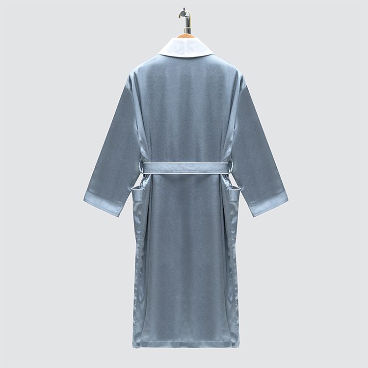 GALAXY Plush Lined Microfiber Cotton Terry Low MOQ Spa Hotel Robe Unisex White Luxury Good Quality Hotel Bathrobe