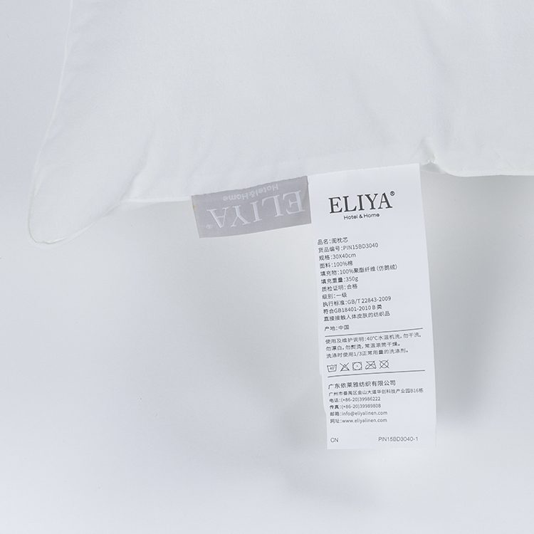 White Down Alternative Hotel Pillow Feather Cushion Insert 45x45 50x50 - Image 5