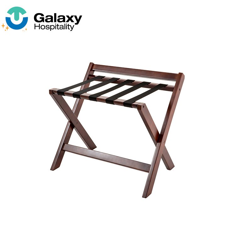 GALAXY Hotel Supplies Wood Heavy Duty Folding Luggage Rack For Hotel Guest Room - Image 3