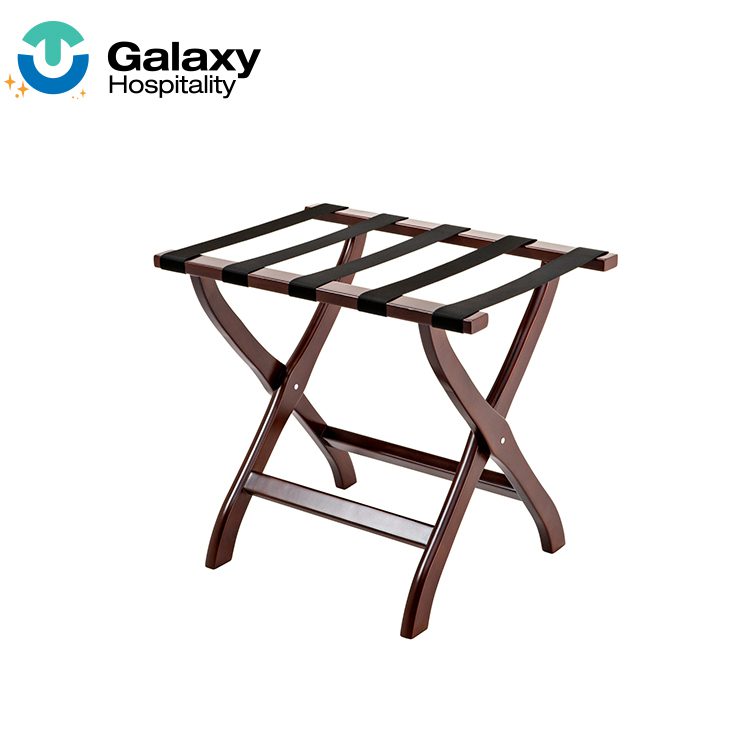 GALAXY Hotel Supplies Wood Heavy Duty Folding Luggage Rack For Hotel Guest Room - Image 4