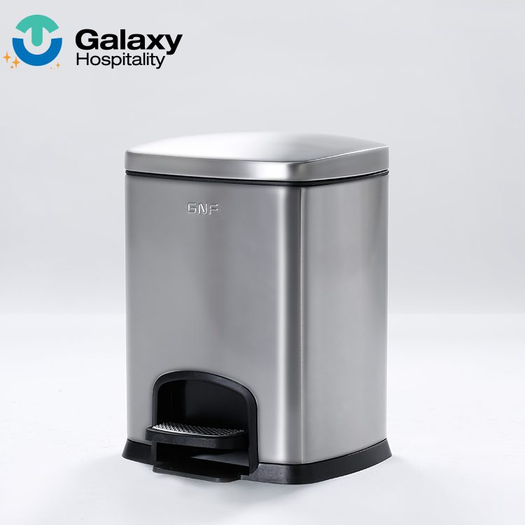GALAXY Fireproof Stainless Steel Dustbin – Premium Safety Waste Bin for Hotel Guest Rooms - Image 3