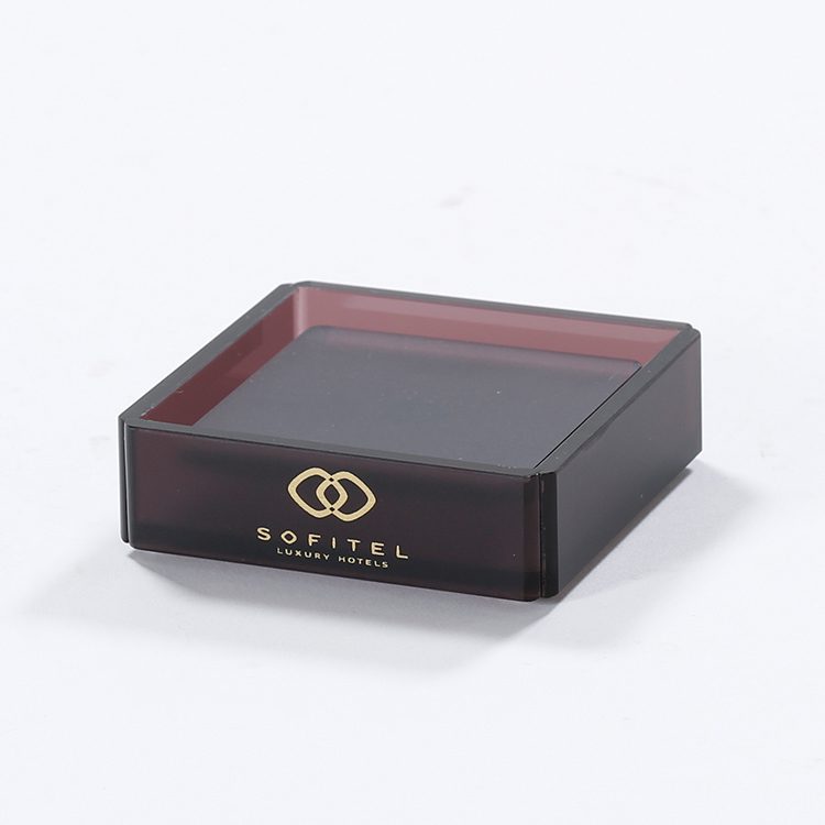 GALAXY design Modern lowest MOQ luxury custom logo Acrylic Items 8 pcs 12 pcs Transparent red bathroom accessories sets for hotel home household - Image 9