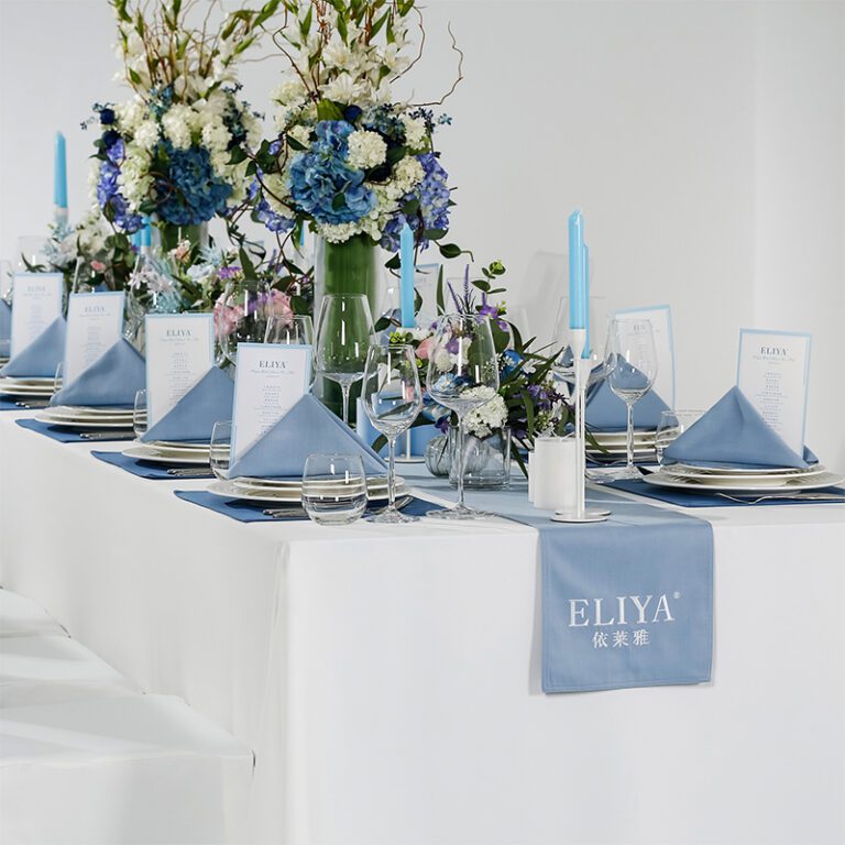 Beyond White Linens: Creating a Romantic Blue Table Setting