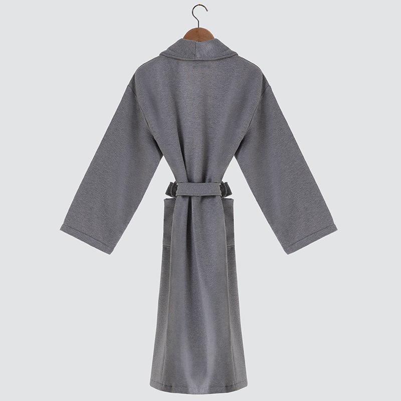 GALAXY New Knitted Sweater Material Green Fruit Collar Bathrobe Collection Unisex Family Bath Robes Couple Hotel Robe - Image 2