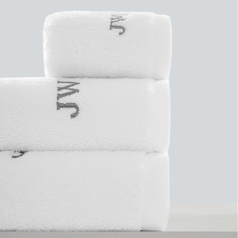 Wholesale 100% Cotton White Hotel Towel Set with Custom Logo – Hand, Face & Bath Towels - Image 8