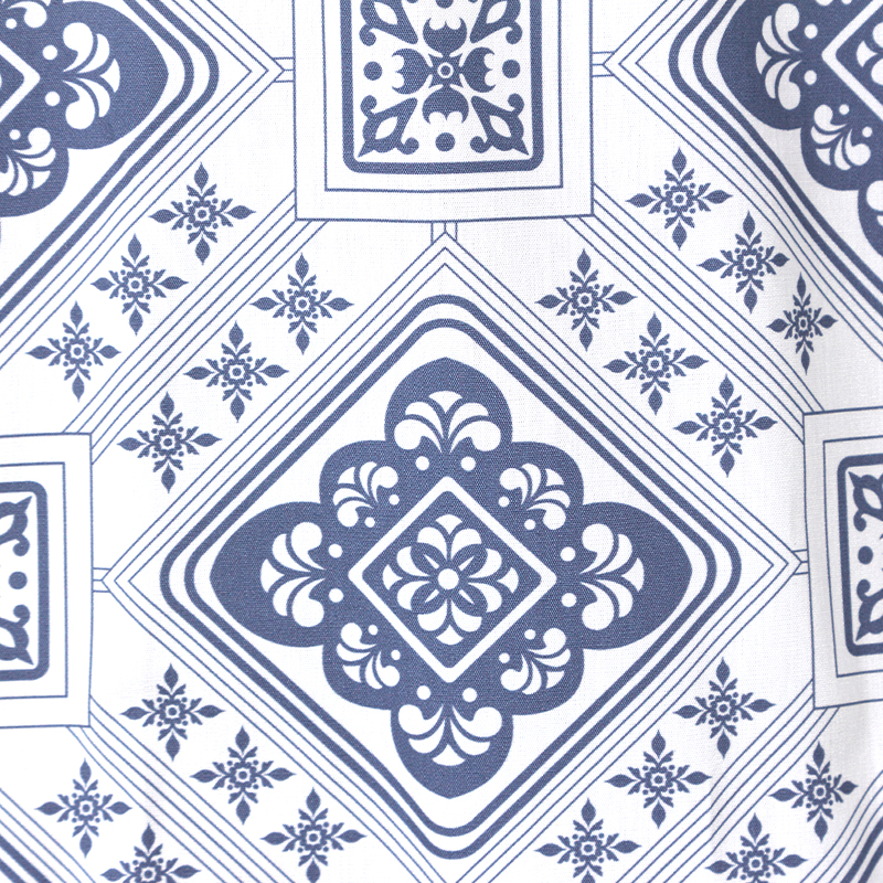 GALAXY luxury designer summer thin blue print bathrobe wholesale men custom logo sleep cotton Hotel spa robes bathrobe cheap price - Image 8