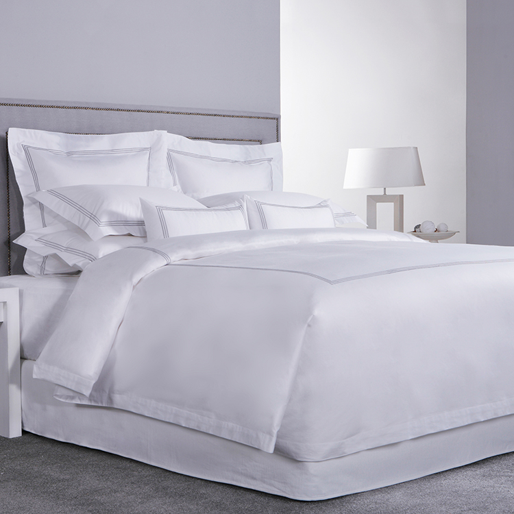 Luxury 5 Star Hotel Bedding Set – White 100% Cotton with Custom Logo & Size Options - Image 2