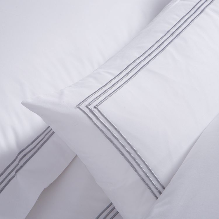 GALAXY Hotel Bed Set Hotel Linen 100% Cotton 300TC/ 400TC Embroidery Luxury Bed Sheet Duvet Cover Set - Image 3