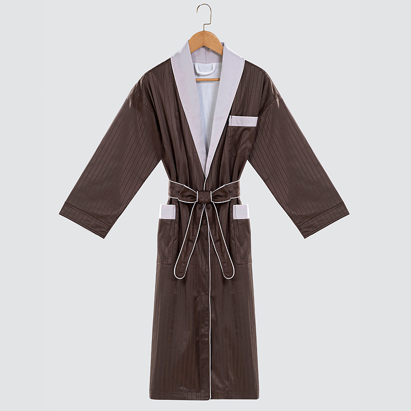 GALAXY Factory Price coffee gray-necked bathrobe eco-friendly white bathrobe 300 gsm warm bathrobes multicolor bathrobes luxury unisex