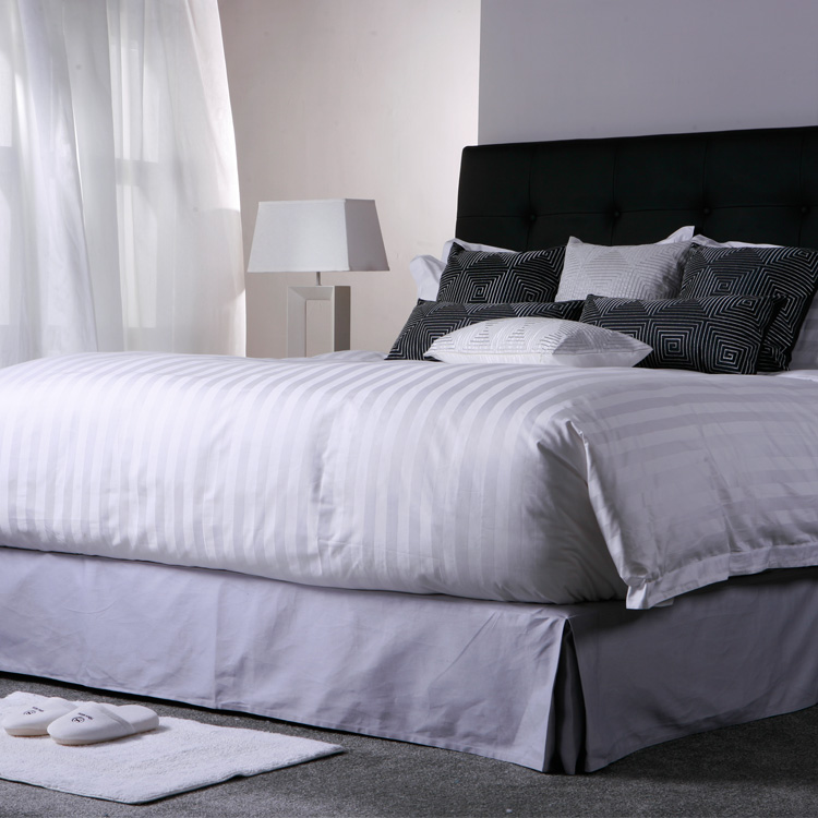 GALAXY Manufacturers direct hotel linen special striped bedding Luxury cotton embroidery pattern, multiple design bed sheet