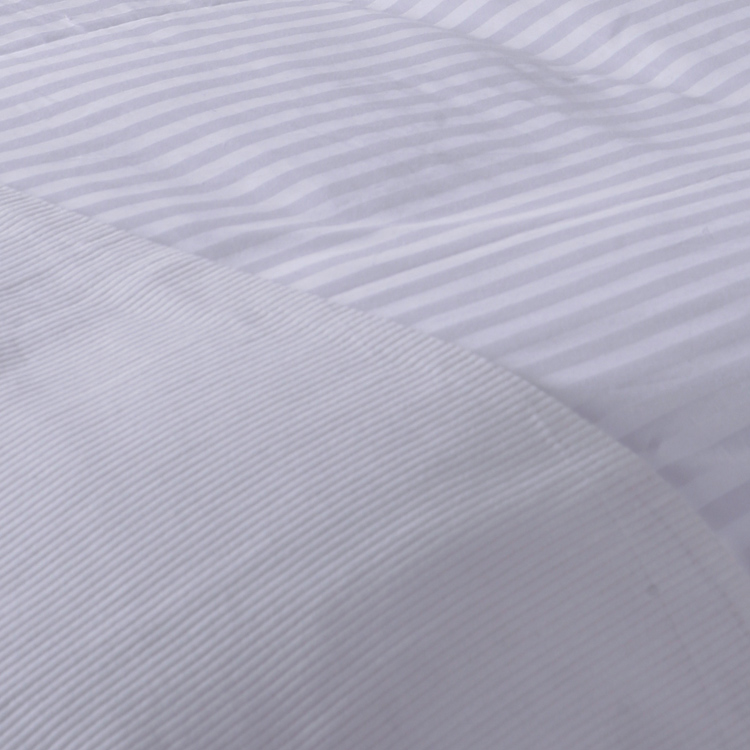 GALAXY Whole Sale Latest Design Bed Sheet 100% Cotton Star Hotel Custom Embroidery Hotel Striped Bed Sheets Set For Adults - Image 5