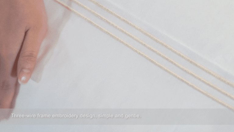 Luxury Redefined: 300TC White Hotel Bedding with Gold Triple-Line Embroidery