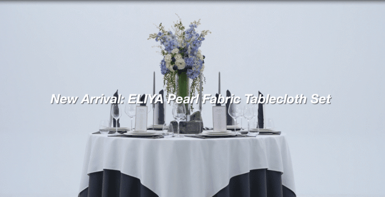 GALAXY Pearl Fabric Tablecloth Set – Where Elegance and Functionality Meet