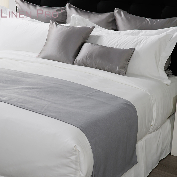 White Hotel Bedding Set 1000TC White Hotel Hilton Hotel Sheet Bed Sheet 100 Cotton - Image 3