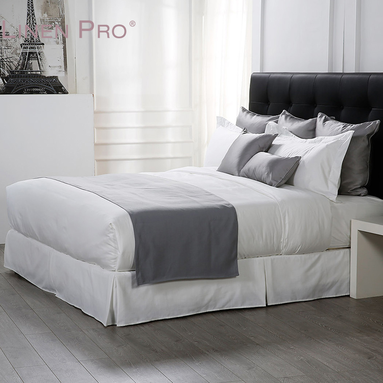 White Hotel Bedding Set 1000TC White Hotel Hilton Hotel Sheet Bed Sheet 100 Cotton