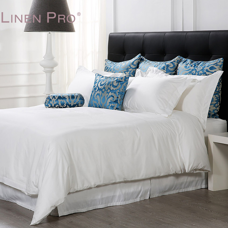 Hotel Bed Sheet Manufacturers Twin Size 60%Cotton 40% Polyester 200TC White Flat Sheet for Hotel Linen - Image 9