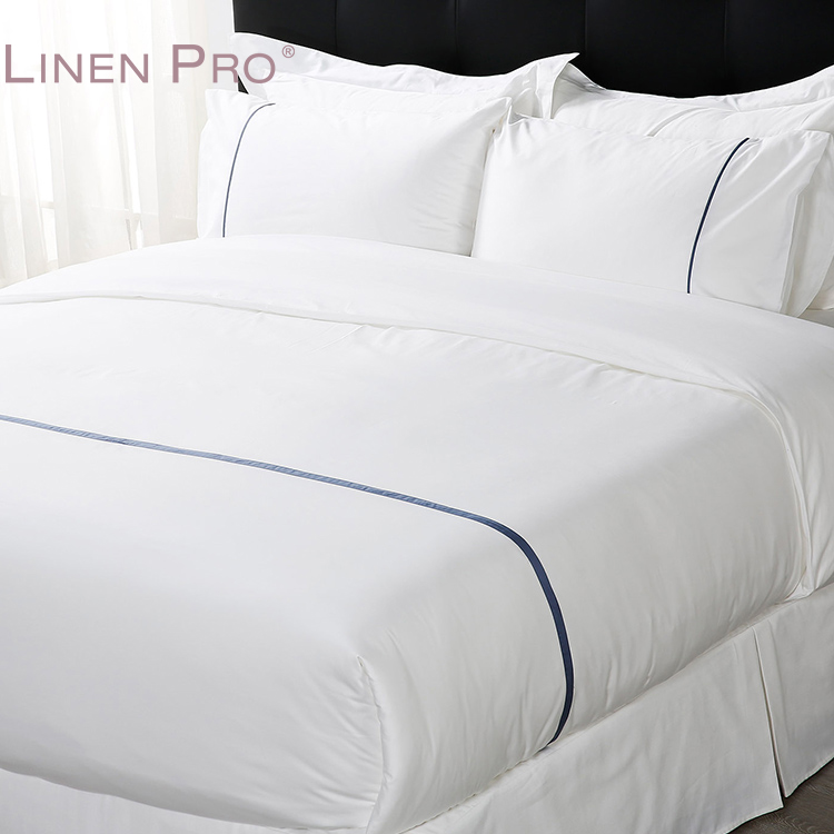 Hotel Bed Sheet Manufacturers Twin Size 60%Cotton 40% Polyester 200TC White Flat Sheet for Hotel Linen - Image 7