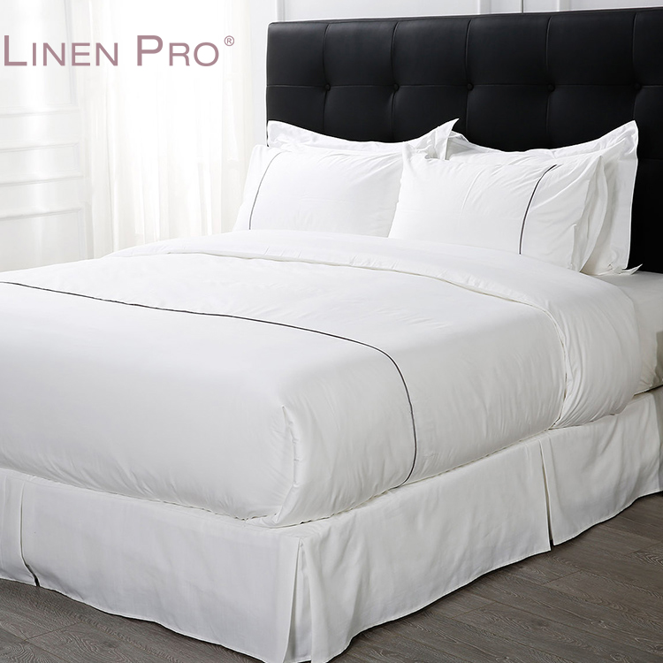 Hotel Bed Sheet Manufacturers Twin Size 60%Cotton 40% Polyester 200TC White Flat Sheet for Hotel Linen - Image 5