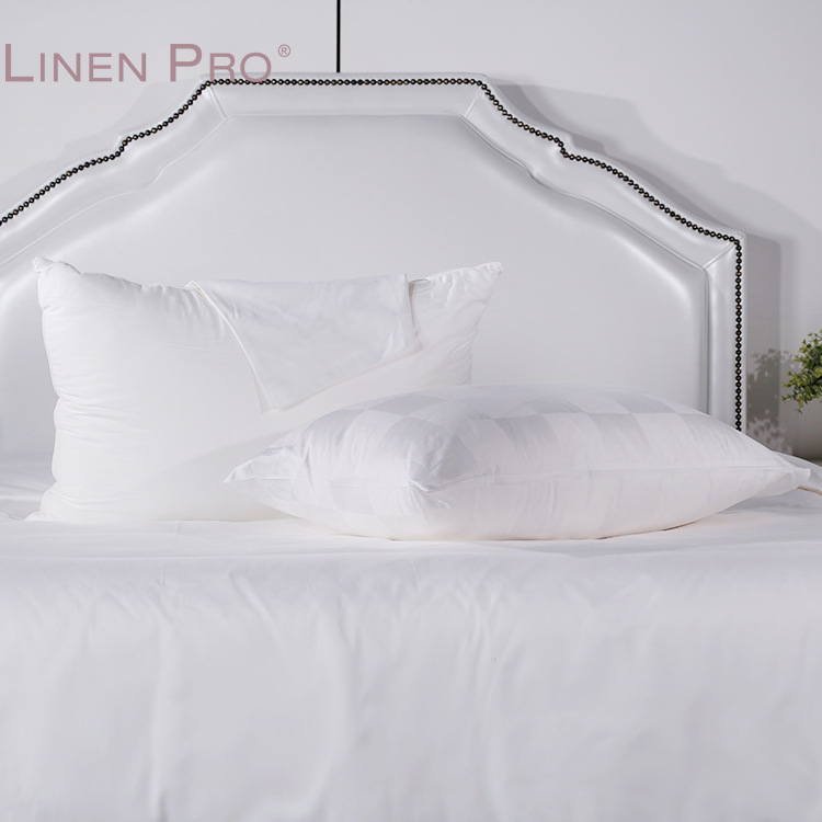 Luxury 5 Star Hotel Linen Brand logo Custom Size Duvet Cover Bed Sheet White 100% Cotton Hotel Bedding Set - Image 3