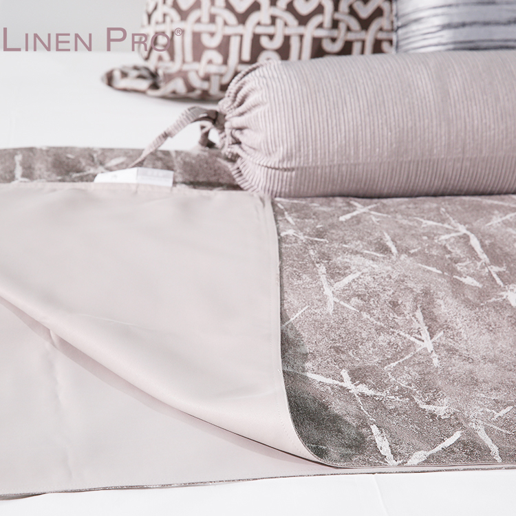 Luxury 5 Star Hotel Linen Brand logo Custom Size Duvet Cover Bed Sheet White 100% Cotton Hotel Bedding Set - Image 7
