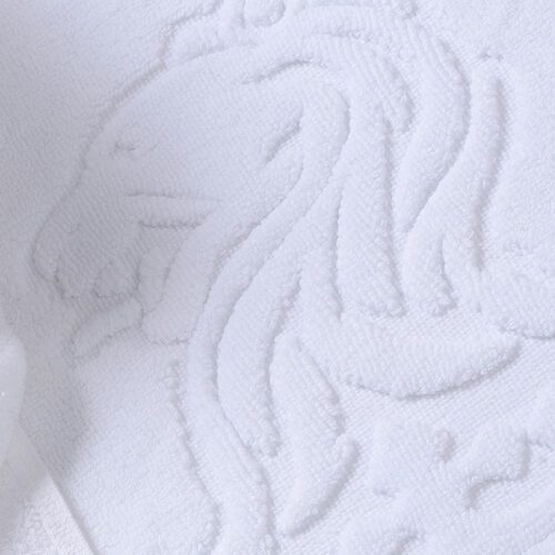 5 Star Hotel 100% Cotton White Towel Set with Custom Logo – Face, Hand & Bath Towels