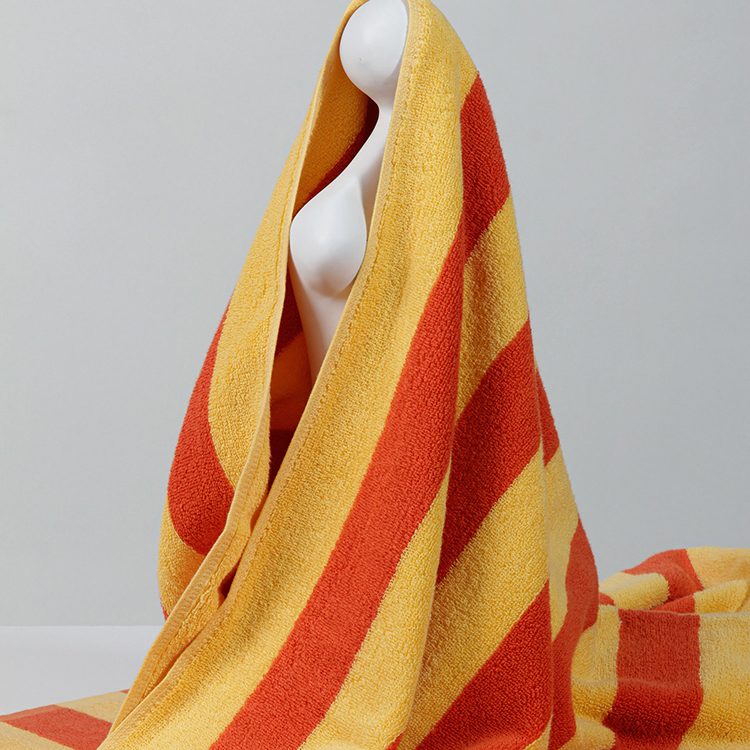Luxury Soft Cotton Quick Dry Sand-Free Beach Towel Set for Hotel Travel and Sports - Image 5