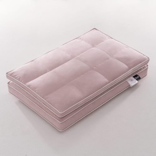 Luxury Pink Hotel Neck Pillow Queen Size with Down Alternative Filling