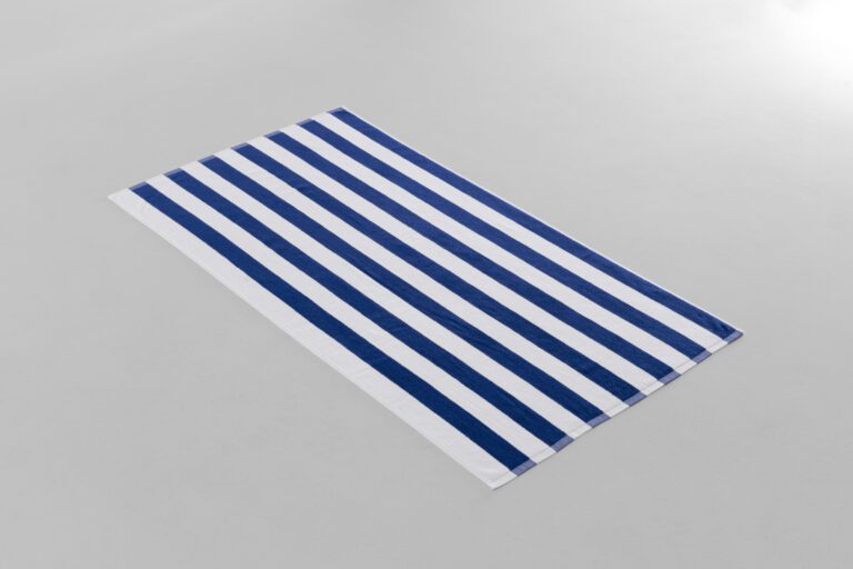 Classic Blue and White Striped Beach Towel – A Summer Essential