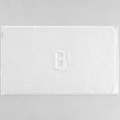 Luxury 32 Count Jacquard Pure Cotton Anti-Slip Hotel Bathroom Floor Mat