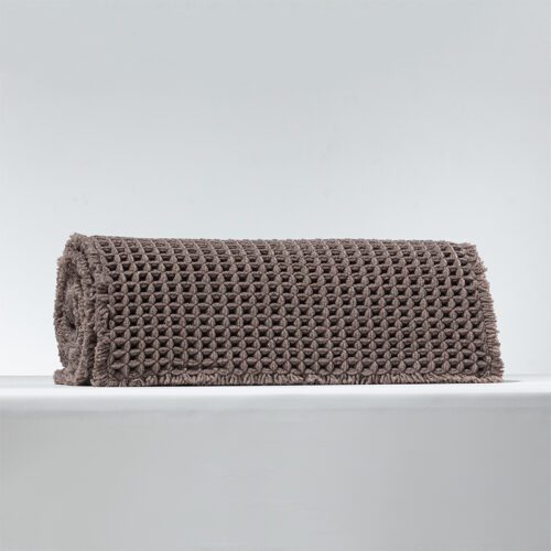 Luxury Non-Slip Waterproof Waffle Style Bath Mat for Home and Hotel