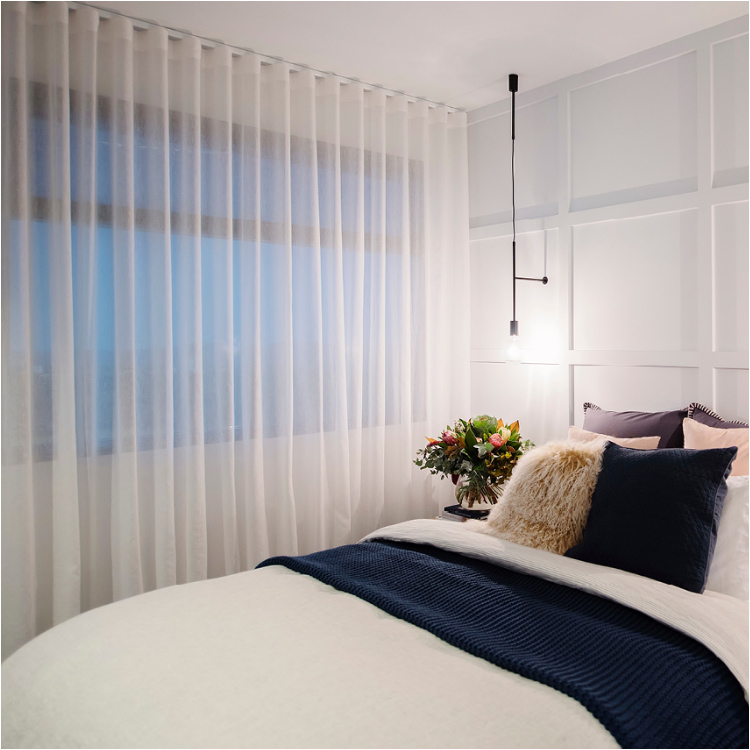 20% Linen 80% Polyester Sheer Curtains Light-Filtering Drapes for Hotel & Home Décor - Image 7