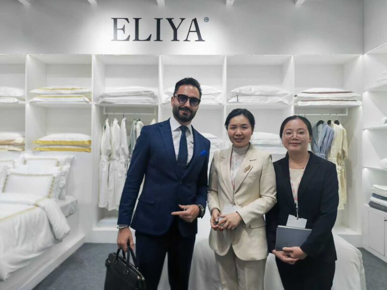 Highlights from ELIYA’s Second Day at the 2025 Hotel Linen Trade Show