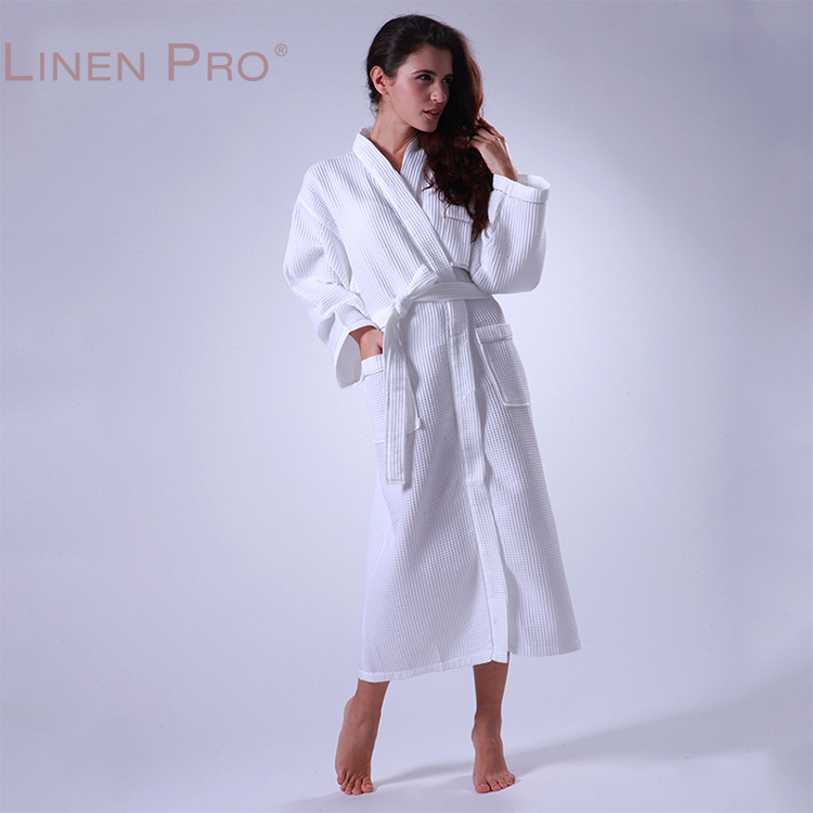 Luxury Hotel 100% Cotton Terry Bathrobe for Men and Women with Custom Logo