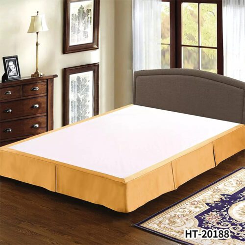 custom eco-friendly polyester dust bed skirt set