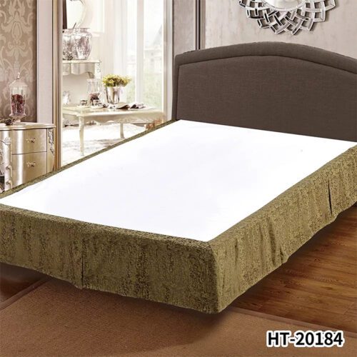 luxury decorative quilted bed skirt