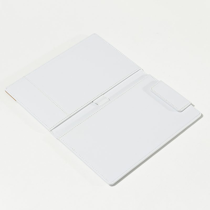 Custom Banyan Tree Luxury Hotel Guest Directory – Premium White Faux Leather and Natural Wood Textured Folder with Embossed Brand Identity - Image 5